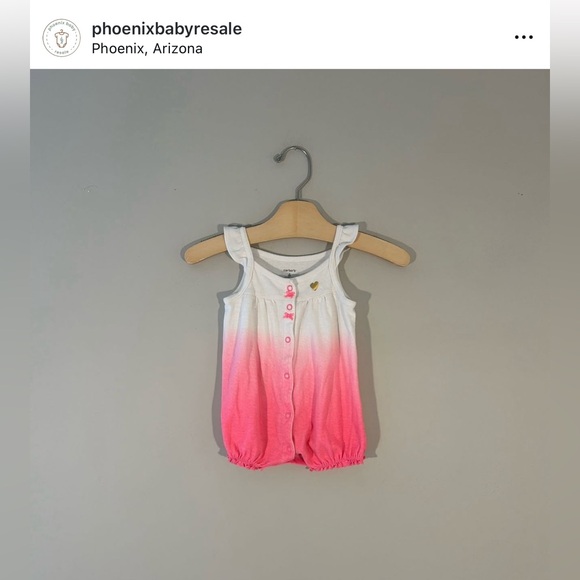 $5 ADD ON Carters Romper ombré Grayson mini cat & jack cloud island dress GAP - Picture 1 of 2